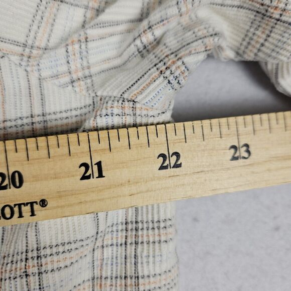 MADEWELL Ex-Boyfriend Corduroy Plaid Flannel Shirt MC063 Small Oversized Baggy - Picture 14 of 16